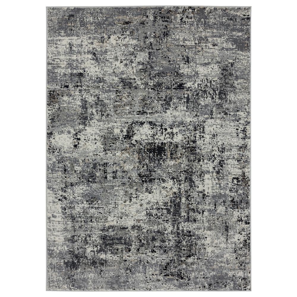 United Eternity Elixir Charcoal 1 ft. 11 in. x 3 ft. Accent Rug