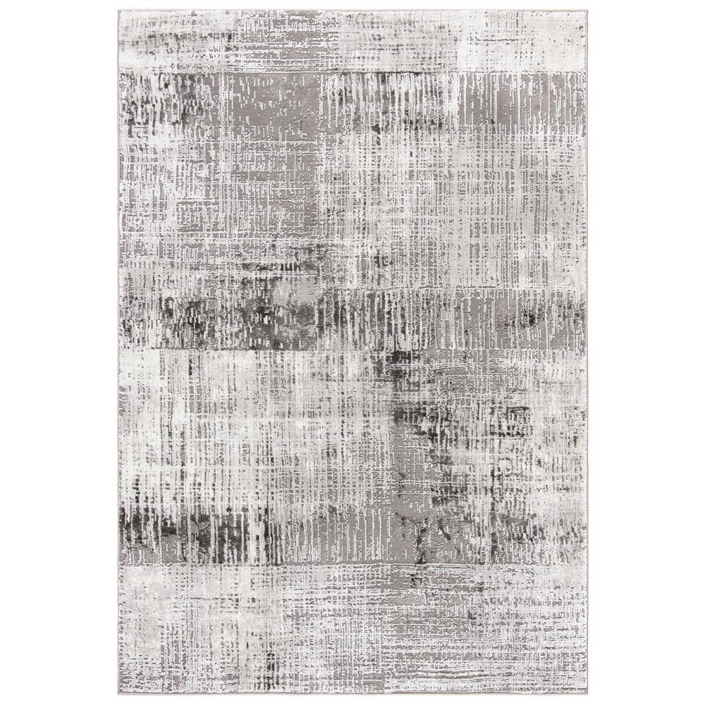 SAFAVIEH Craft Gray/Dark Gray 2 ft. x 4 ft. Plaid Abstract Area Rug