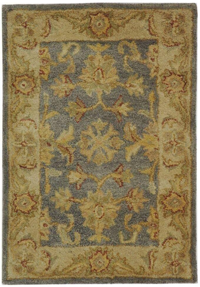 SAFAVIEH Antiquity Blue/Beige 2 ft. x 3 ft. Antique Floral Area Rug