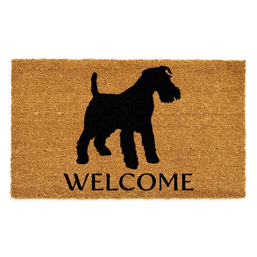 Calloway Mills Wire-haired fox terrier Doormat 17" x 29"
