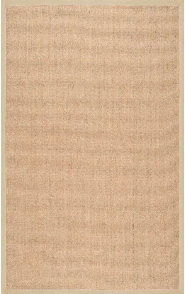 nuLOOM Orsay Machine Woven Jute Beige 3 ft. x 4 ft. Area Rug