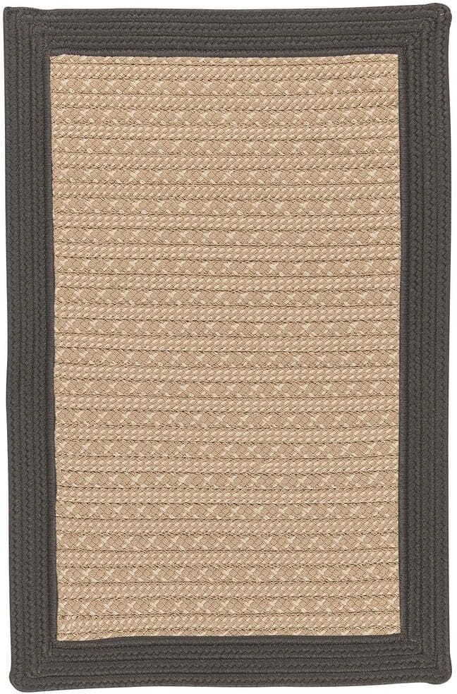 Home Decorators Collection Beverly Gray 8 ft. x 10 ft. Braided Indoor/Outdoor Patio Area Rug