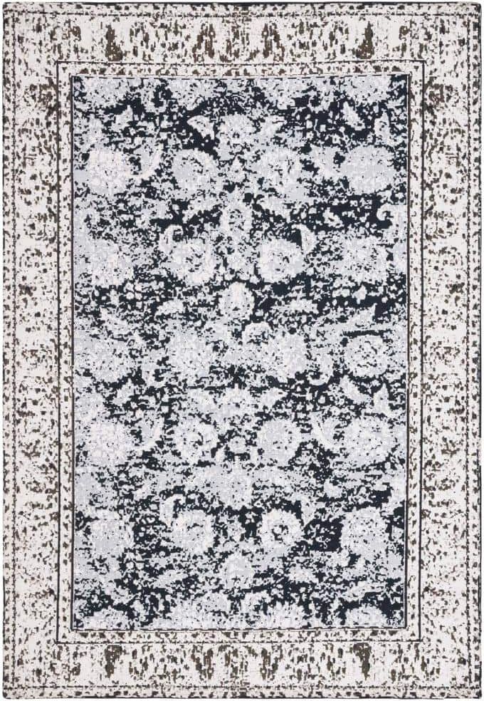 SAFAVIEH Easy Care Grey/Sage 2 ft. x 3 ft. Machine Washable Border Trellis Area Rug