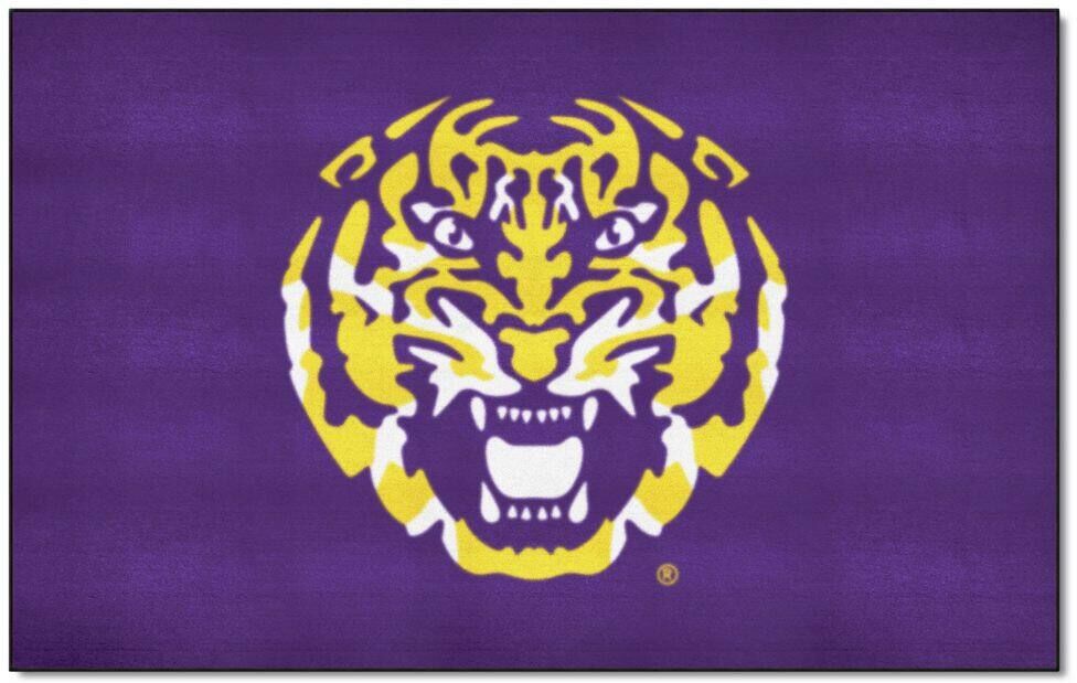 FANMATS LSU Tigers Purple 5 ft. x 8 ft. Ulti-Mat Area Rug