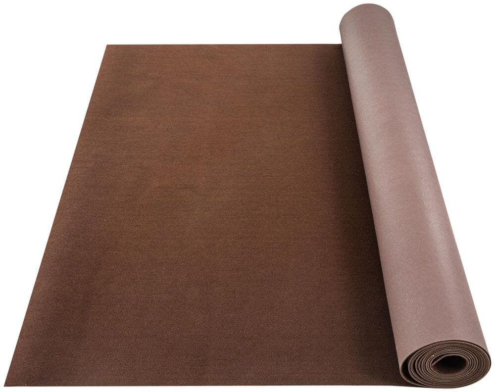 VEVOR Indoor Outdoor Carpet 6 ft. W x 23 ft. L Indoor/Outdoor Area Rug Water-Proof Carpet Roll, Deep Brown