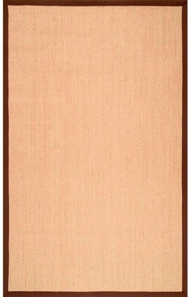 nuLOOM Orsay Machine Woven Jute Brown 3 ft. x 5 ft. Area Rug