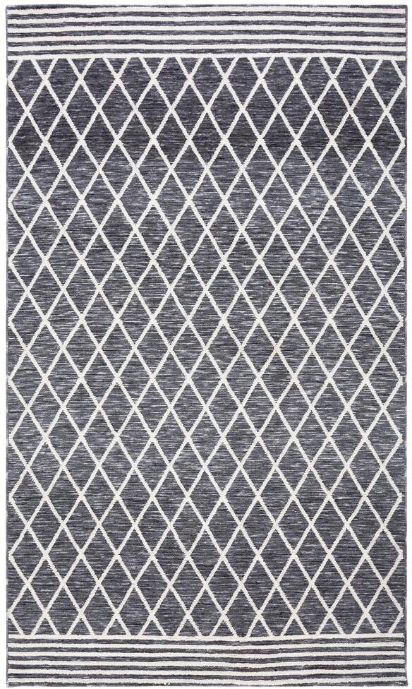 SAFAVIEH Easy Care Gold/Ivory 4 ft. x 6 ft. Machine Washable Geometric Abstract Area Rug