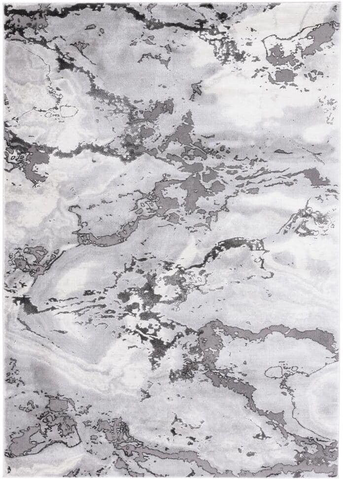 SAFAVIEH Craft Gray 7 ft. x 7 ft. Marbled Abstract Square Area Rug