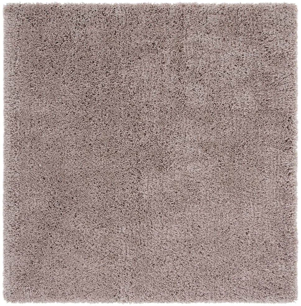 SAFAVIEH Classic Shag Ultra Taupe 9 ft. x 9 ft. Square Solid Area Rug