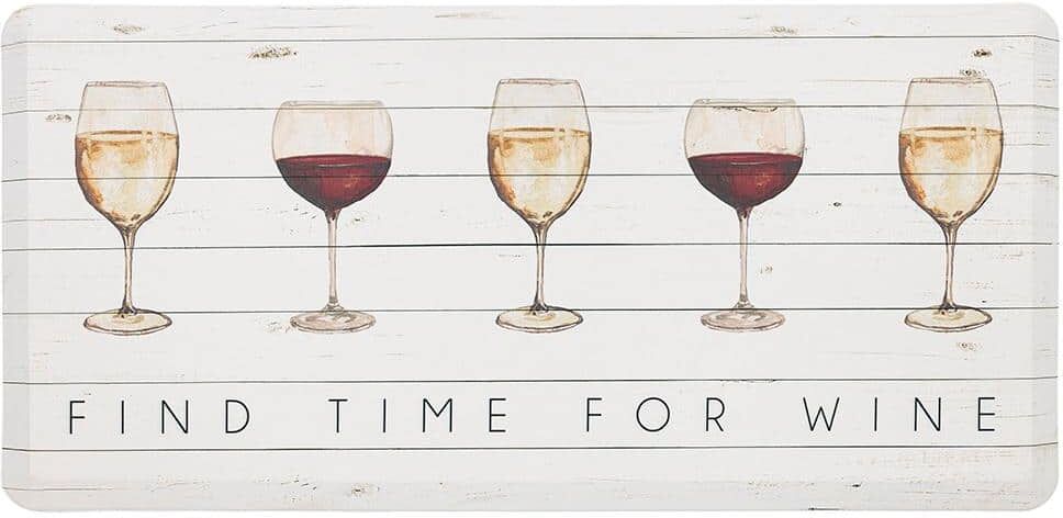 Mohawk Home Time For Wine Multi 18 in. x 30 in. Kitchen Mat