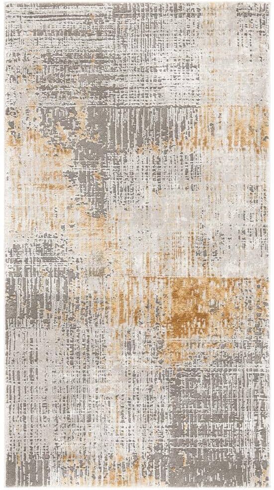 SAFAVIEH Craft Gray/Beige 2 ft. x 4 ft. Plaid Abstract Area Rug