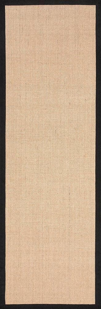 nuLOOM Orsay Casual Sisal Black 2 ft. 6 in. x 18 ft. Runner Rug