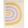 BALTA Alice Cream 4 ft. x 6 ft. Striped Area Rug