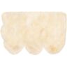 SAFAVIEH Sheep Skin White 3 ft. x 5 ft. Solid Area Rug