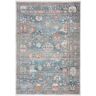 SAFAVIEH Victoria Blue/Ivory 9 ft. x 12 ft. Border Area Rug