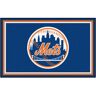 FANMATS New York Mets Blue 4 ft. x 6 ft. Plush Area Rug