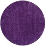 SAFAVIEH Milan Shag 3 ft. x 3 ft. Purple Round Solid Area Rug