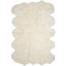 SAFAVIEH Sheep Skin White 5 ft. x 8 ft. Solid Area Rug