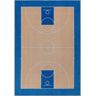 Well Woven Apollo Basketball Modern Sports Tan Blue 3 ft. 3 in. x 5 ft. Area Rug