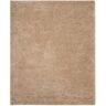 SAFAVIEH Supreme Shag Beige 8 ft. x 10 ft. Solid Area Rug