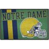 FANMATS Notre Dame Fighting Irish Uniform Design Green 2 ft. x 3 ft. Starter Mat Area Rug