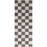 StyleWell Harley Gray 2 ft. 7 in. x 7 ft. Checkered Runner Area Rug