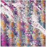 SAFAVIEH Radiance Cream/Magenta 7 ft. x 7 ft. Abstract Square Area Rug