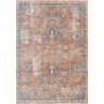 Artistic Weavers Lina Teal/Burnt Orange 5 ft. x 7 ft. Indoor/Outdoor Area Rug