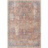 Artistic Weavers Lina Teal/Burnt Orange 8 ft. x 10 ft. Indoor/Outdoor Area Rug