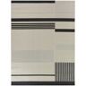 BALTA Massimo Charcoal 5 ft. 3 in. x 7 ft. Geometric Indoor/Outdoor Area Rug