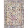 Amer Rugs Montana Carrey Gray/Orange 3 ft. 3 in. x 5 ft. Persian Bordered Area Rug