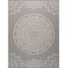 Beverly Rug Grey 5 ft. x 7 ft. Waikiki Insignia Modern Indoor Outdoor Area Rug