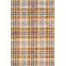 nuLOOM Fiorella Country Plaid Orange and Gray 5 ft. 3 in. x 7 ft. 7 in. Area Rug