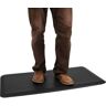 Mind Reader Black 35.25 in. W x 19.5 in. L Anti Fatigue Mat Standing Desk Mat 19.5 in. L x 35.25 in. W x 1 in. H