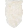 SAFAVIEH Sheep Skin White 2 ft. x 3 ft. Solid Area Rug