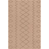 nuLOOM Geometric Easy-Jute Machine Washable Natural 5 ft. x 8 ft. Area Rug