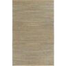 LR Home Classic Tan/Blue 5 ft. x 7 ft. 9 in. Undertone Woven Organic Jute Area Rug