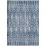 Surya Frank Lloyd Wright x  Usonia Blue/White Geometric 9 ft. x 12 ft. Indoor Area Rug