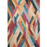 Loloi Hallu Fiesta/Multi 7 ft. 9 in. x 9 ft. 9 in. Geometric 100% Wool Pile Area Rug