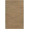 LR Home Finn Classic Tan/Multi 5 ft. x 7 ft. 9 in. Undertone Woven Organic Jute Area Rug