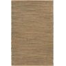 LR Home Classic Tan/Multi 7 ft. 9 in. x 9 ft. 9 in. Undertone Woven Organic Jute Area Rug