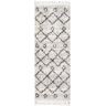 nuLOOM Transitional Kristi Shag Ivory 2 ft. 6 in. x 6 ft. Runner Rug