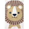 nuLOOM Raffy Happy Lion Kids Beige 4 ft. x 6 ft. Area Rug