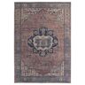 Jaipur Living Barrymore Blue/Dark Brown 3 ft. x 8 ft. Medallion Indoor Area Rug