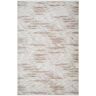 Surya Frank Lloyd Wright x  Usonia White/Brown Abstract 9 ft. x 12 ft. Indoor Area Rug