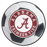 FANMATS Alabama Crimson Tide White 27 in. Soccer Ball Area Rug