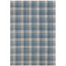 Tartan Blue 8 ft. x 10 ft. Transitional Plaid Wool Area Rug