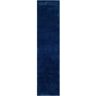 SAFAVIEH Milan Shag 2 ft. x 6 ft. Navy Solid Runner Rug