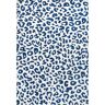 nuLOOM Sebastian Leopard Print Blue 6 ft. 7 in. x 9 ft. Indoor Area Rug
