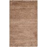 SAFAVIEH Milan Shag 6 ft. x 9 ft. Dark Beige Solid Area Rug